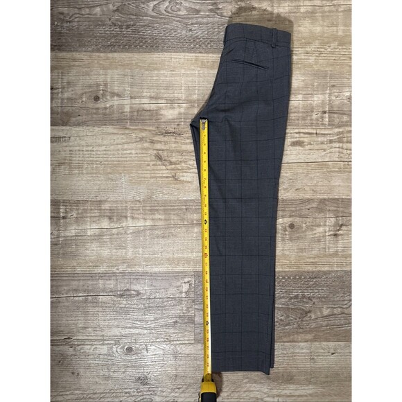 Ann Taylor Pants Trousers Size 6 Gray Plaid EUC - Picture 6 of 6